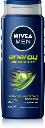 NIVEA MEN Energy Shower Gel 500 ml