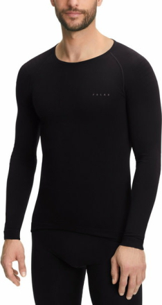 Falke Falke Men's Long Sleeved Shirt Warm Black Underställströjor S