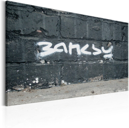 Billede - Banksy Signature - 120 x 80 cm