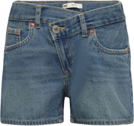 Levi's Folded Mini Mom Shorts Bottoms Shorts Blue Levi's