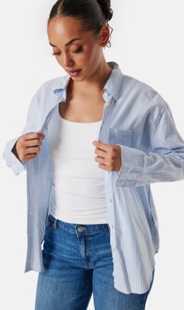 GANT Luxury Oxford Stripe Shirt Blue 40
