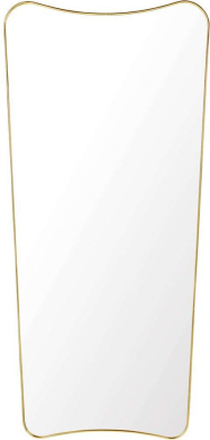 GUBI - F.A. 33 Gio Ponti Wall Mirror 70X146 Polished Brass