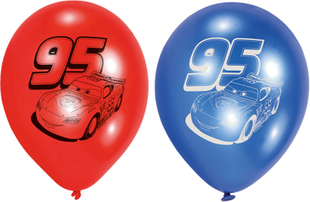 Ballonger Bilar/Cars - 6-pack