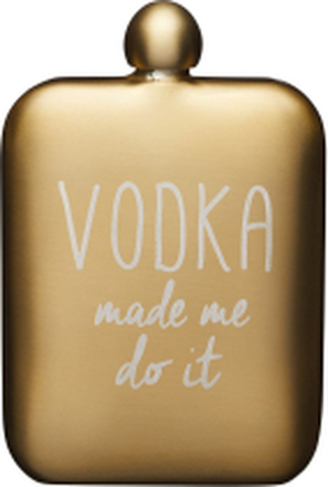 Fickplunta "Vodka made me do it", guld - Bar Craft