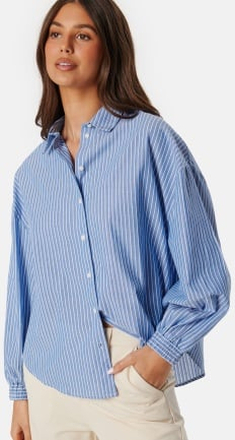 ONLY Onlarja L/S Stripe Shirt Light blue/White XS
