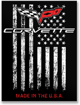 Corvette - Made In The U.S.A. Sticker, Accessories