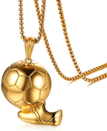 Soccer golden football / Halskæde