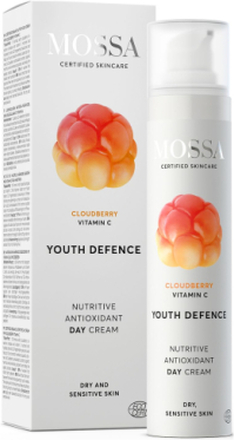 Youth Defence Nutritive Antioxidant Day Cream Fugtighedscreme Dagcreme Nude MOSSA
