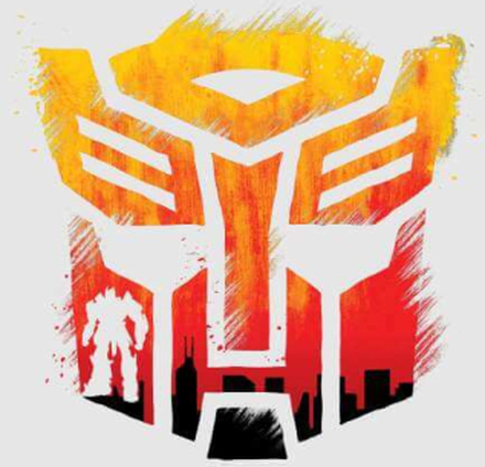 Transformers Autobot Symbol Men's T-Shirt - Grey - L