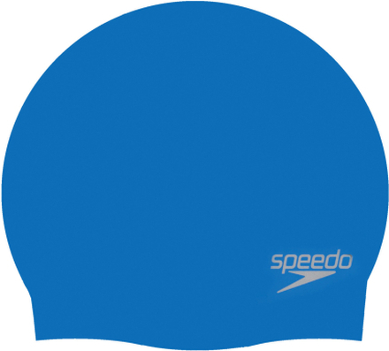 Speedo Speedo Plain Moulded Silicone Cap Neon Blue Accessoirer OneSize