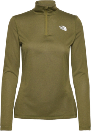 W Flex 1/4 Zip - Eu Sport Sweatshirts & Hoodies Fleeces & Midlayers Green The North Face