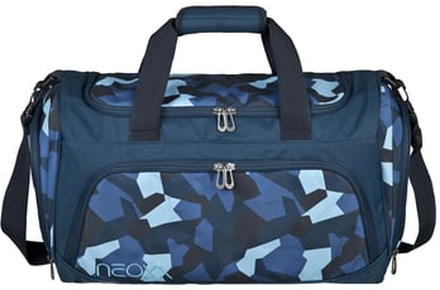 neoxx Move sportstaske lavet af genbrugte PET-flasker, blå