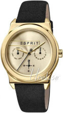 Esprit ES1L077L0025 Champagnefärgad/Läder Ø36 mm
