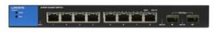 Linksys LGS310C 8-Port Managed Gigabit Ethernet Switch with 2 1G SFP Uplinks