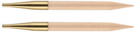 KnitPro Basix Birch korta utbytbara rundnlar Birch 9cm 4.50mm US7