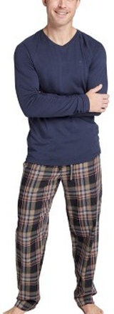 Jockey Pyjama 11 Mix Blå/Brun X-Large Herre