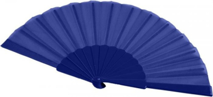 10x stuks zomerse Spaanse waaiers blauw 43 x 23 cm
