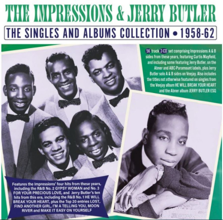 Impressions & Jerry Butler: Singles & Albums