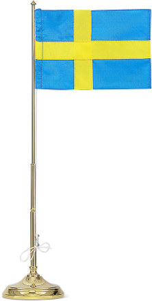 Skultuna - Flaggstang med svensk flagg