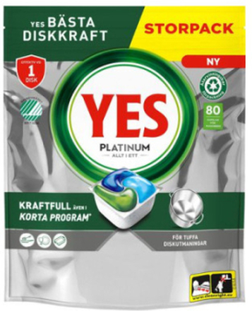 Maskindisk YES Platinum tabletter 80/fp