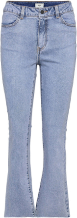 Objmarina Belle Kickflared Denim Jeans Jeans Sleng Blå Object*Betinget Tilbud