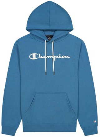 Champion Classics Men Hooded Sweatshirt Blå X-Large Herre