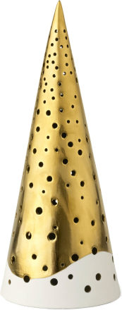 Kähler Nobili lyslykt gull, 25,5 cm