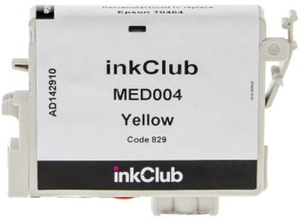 inkClub Inktcartridge geel, 16 ml MED004 Replace: T0484