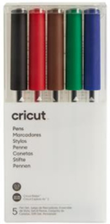 Cricut Explore/Maker Extra Fine Point Pen Set 5-pack (Basics)