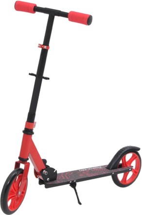 vidaXL Sparkcykel 2 hjul med justerbart styre röd