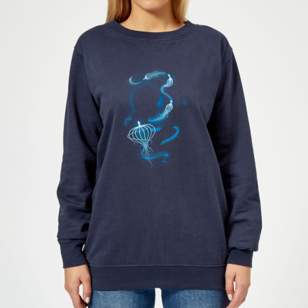 Fantastic Beasts Newt Silhouette Women's Sweatshirt - Navy - M