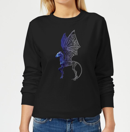 Fantastic Beasts Tribal Thestral Women's Sweatshirt - Black - S