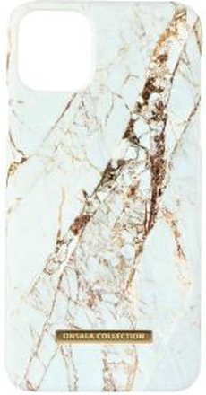 ONSALA COLLECTION Mobilskal Soft White Rhino Marble iPhone 11 Pro Max