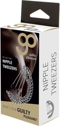 Guilty Pleasure Nipple Tweezers Bröstklämmor med kedja