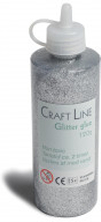 Glitterlim/Glitter Glue Silver 120g