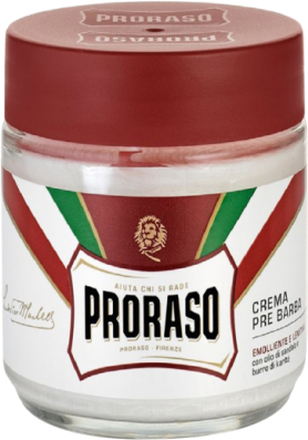 Proraso Pre-Shave Cream Nourishing Sandalwood And Shea Butter 100 Ml Beauty MEN Shaving Products Shaving Gel Nude Proraso*Betinget Tilbud