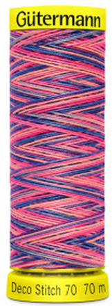 Gtermann Deco Stitch Multi 70 Sytrd Polyester 9819 - 70m