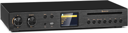 Black Star CD HiFi-Receiver Förstärkare Internet/DAB+/FM Radio CD-spelare WiFi