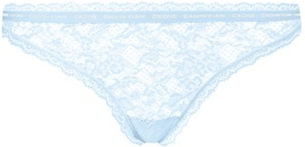 Calvin Klein Truser CK One Lace Thong Lysblå nylon X-Small Dame