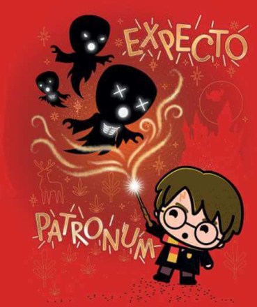 Harry Potter Kids Expecto Patronum Men's T-Shirt - Red - S