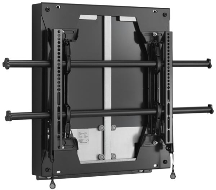 CHIEF LSD1U - Manual Height adjustable wallmount, VESA 200x200-800x400, Max 57-80kg, Black