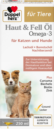 Doppelherz Haut & Fell Öl für Katzen und Hunde - 250 ml