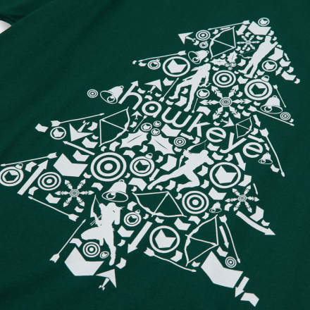 Marvel Christmas Tree Unisex T-Shirt - Green - L - Green