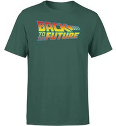 Back To The Future Classic Logo Men's T-Shirt - Green - S - Green