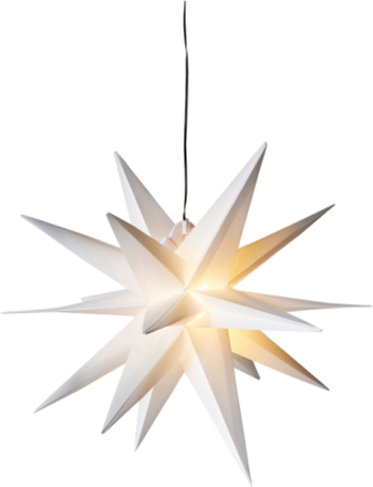 Vikbar julstjärna med LED-lampor