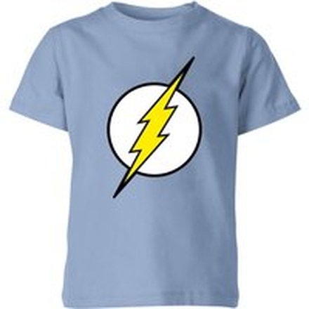 Justice League Flash Logo Kids' T-Shirt - Sky Blue - 5-6 Years - Sky Blue