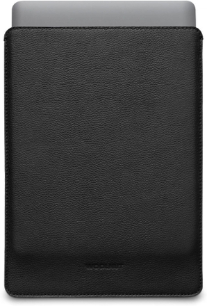 Woolnut Leather Sleeve Til MacBook / Laptop 15" (350 x 245mm) - Sort