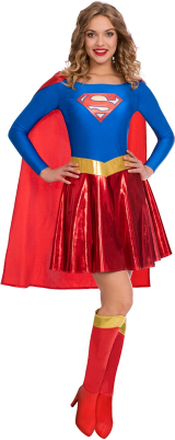 Supergirl Klassisk Maskeraddräkt - X-Large