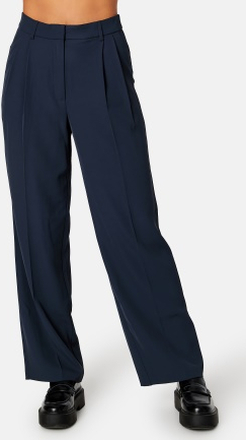 BUBBLEROOM Denice wide suit pants Dark blue 36