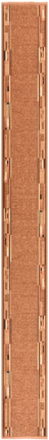 vidaXL Gångmatta brun 67x500 cm halkfri